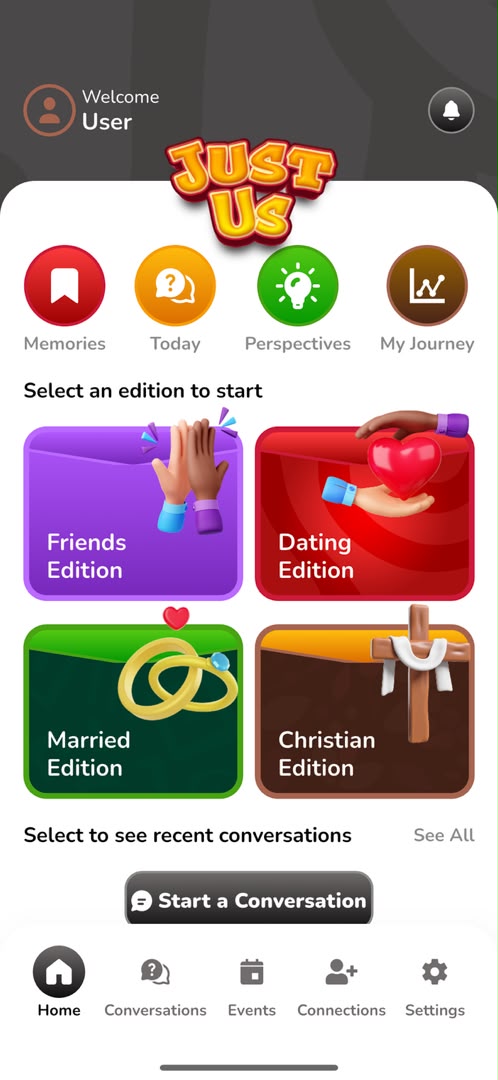 Just Us social game